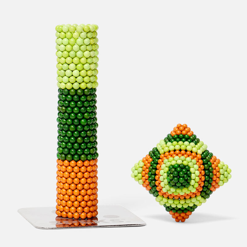 Speks 512 magnetic balls desk fidget toy set bolds green