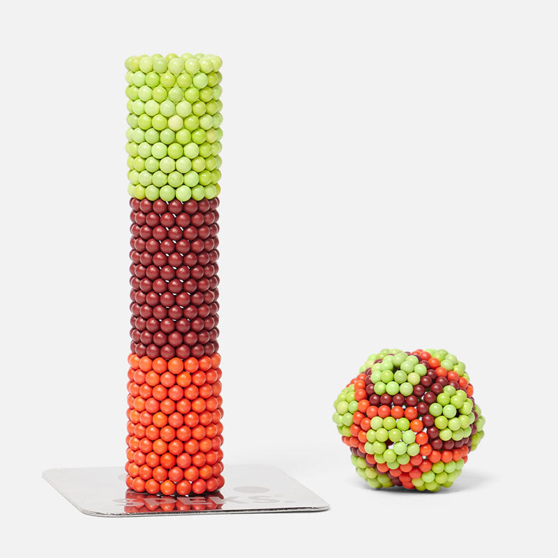 Speks 512 magnetic balls desk fidget toy set bolds red
